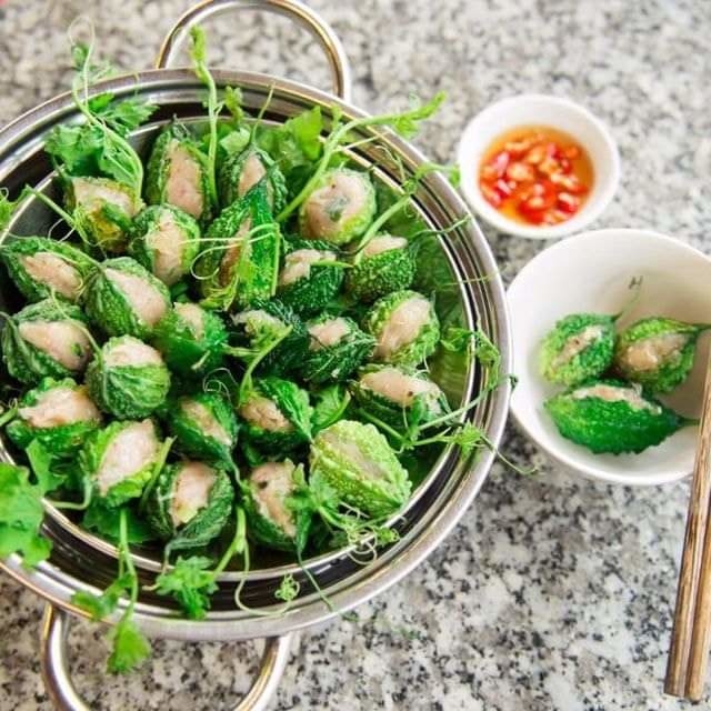 forest bitter melon make dish from bitter melon