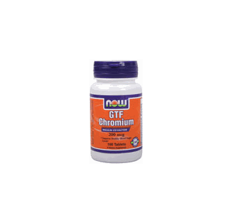 gtf chromium 200 mcg yeast free 100 tabs now foods 5