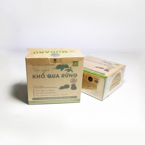 Viên ngậm khổ qua rừng, Hộp 20 viên