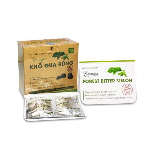 Viên ngậm khổ qua rừng, Hộp 20 viên