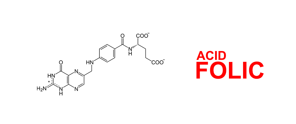 Cấu trúc phân tử của Folate