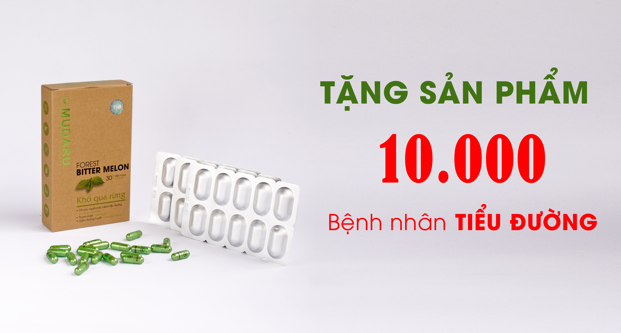 TẶNG SẢN PHẨM CHO 10.000 BỆNH NHÂN TIỂU ĐƯỜNG VIỆT NAM