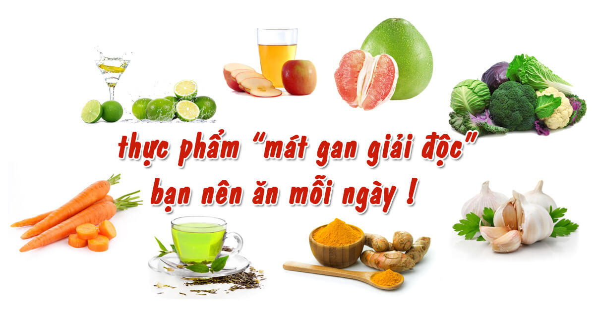 Top những thực phẩm mát gan tốt nhất quanh ta